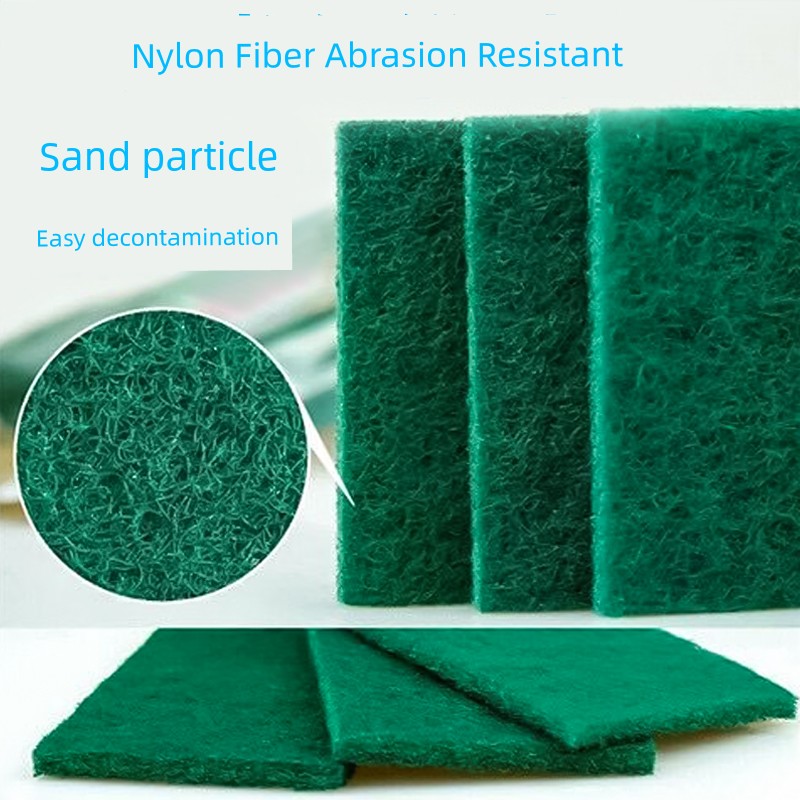 Sand Scouring Pad 5 Pieces + Bench Gap Brushes 1 Piece + Spong Mop 1 Piece