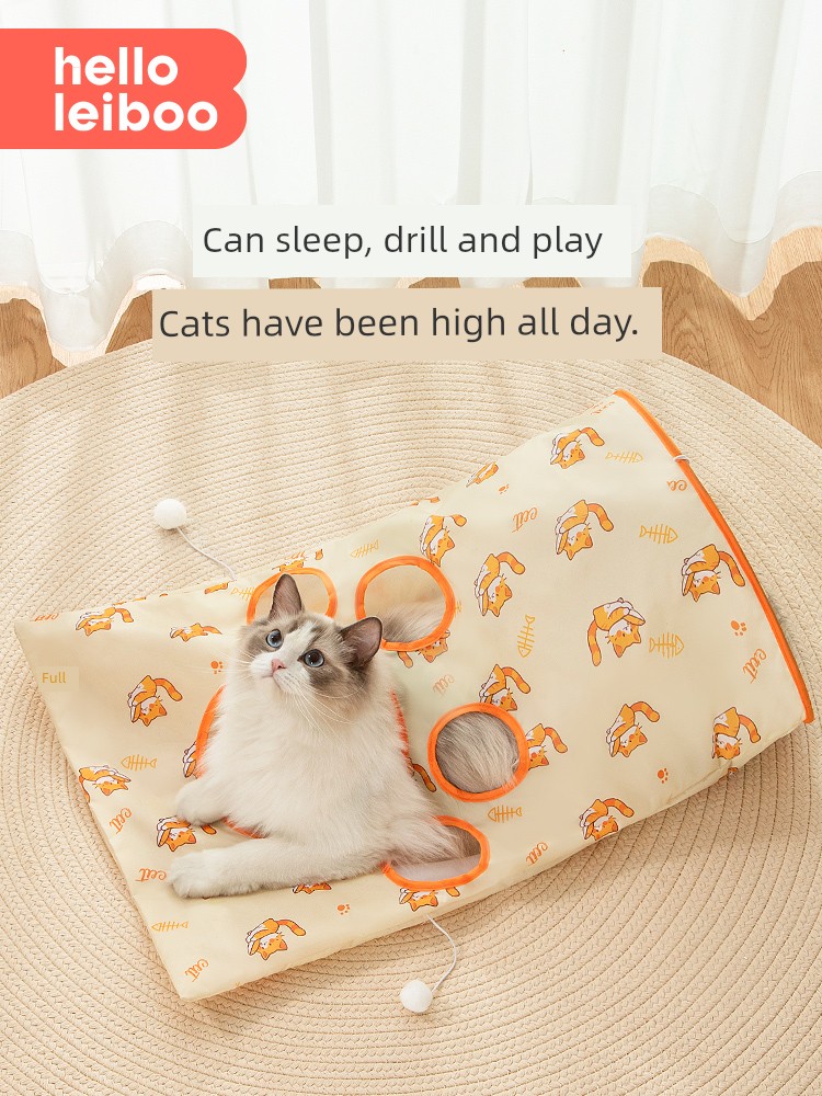 Self-Hi Relieving Stuffy Handy Gadget Ringing Paper Bite-Resistant Mouse Cat Toy