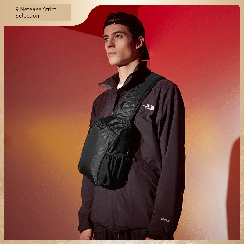 NetEase Yeation Multi-Functional Travel Chest Bag Men's Black Bag Fashion Large Capacity Waterproof Multi-Pocket Adjustable Backpack