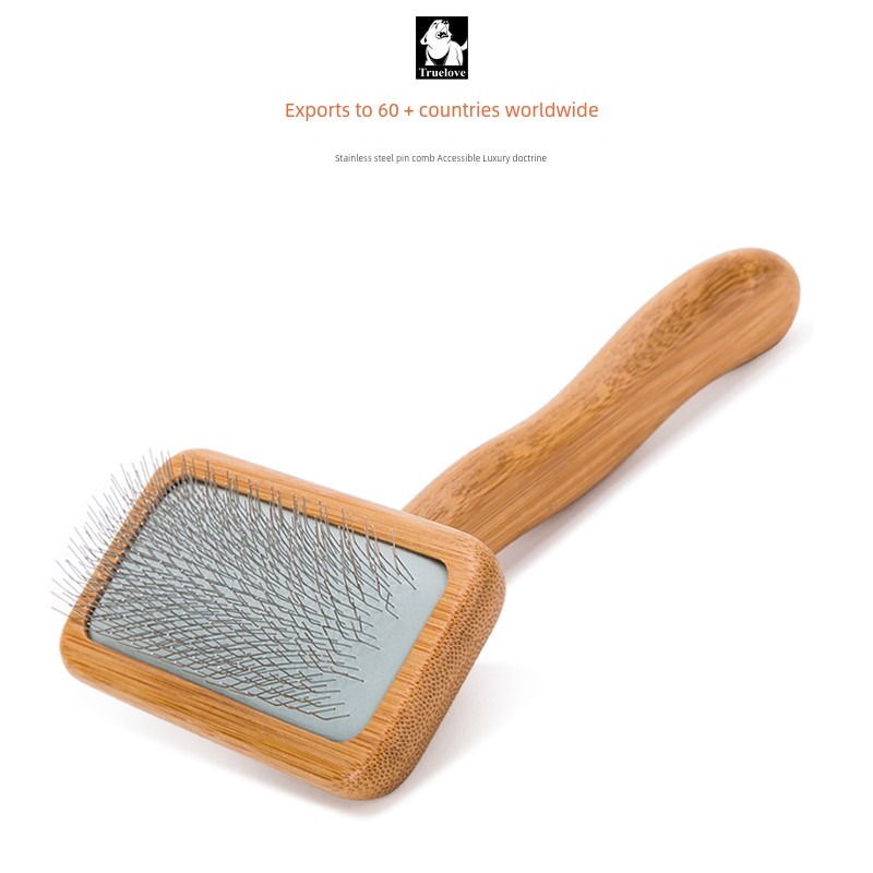 Truelove Dog Hair Comb Cat Comb Cat and Dog Hair Brush Square Teddy Needle Comb Hair Removal Brush Pet Supplies