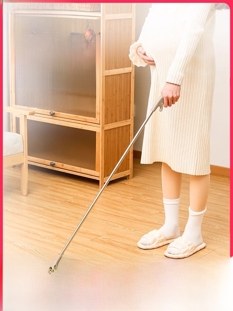 Pregnant Women Pick up Things Toys Do Not Bend down High Clip