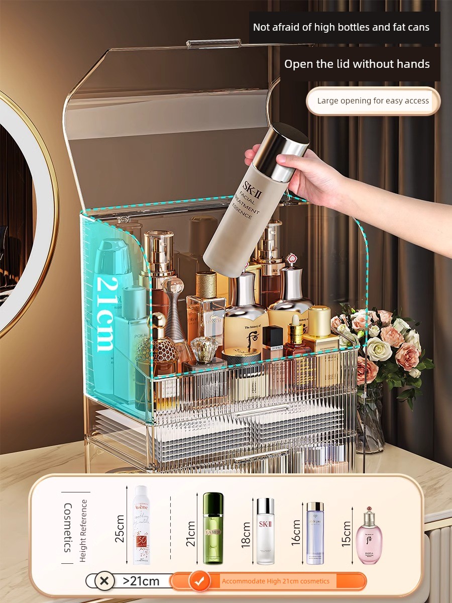 Taili Desktop Lipstick Good-looking Cosmetics Storage Box