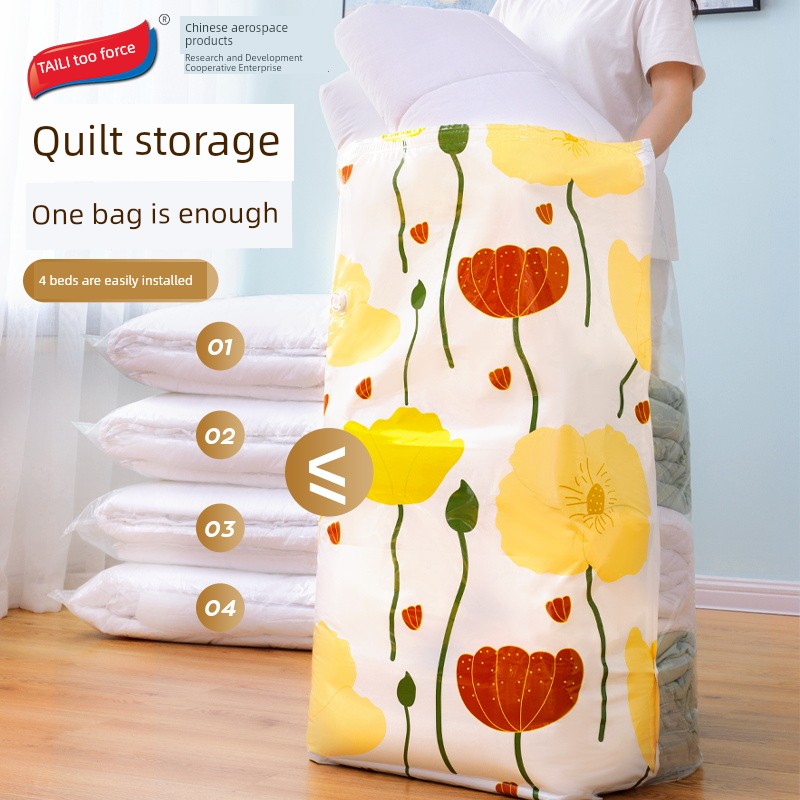 Taili Suction Vacuum Compression Bag Clothing Clothes down Jacket Special Storage Bag For Home Organize Fantastic