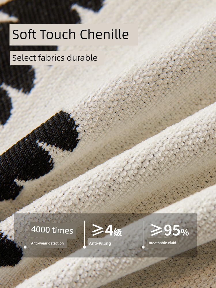 Nordic Simple Fancy All Year Round Neutral Sofa Cover Chenille Anti-Scratching Sofa Towel Sofa Cover Sofa Cover
