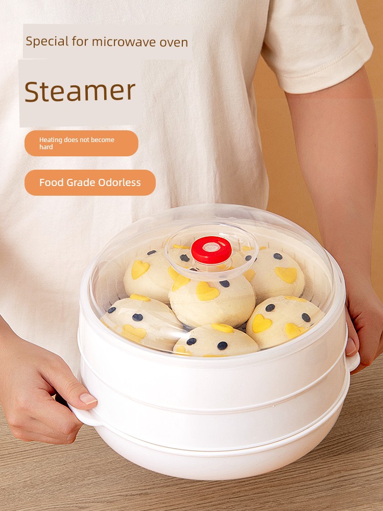 Hot Steamed Buns Handy Gadget Multi-Layer Rice Cooking Special Microwave Oven