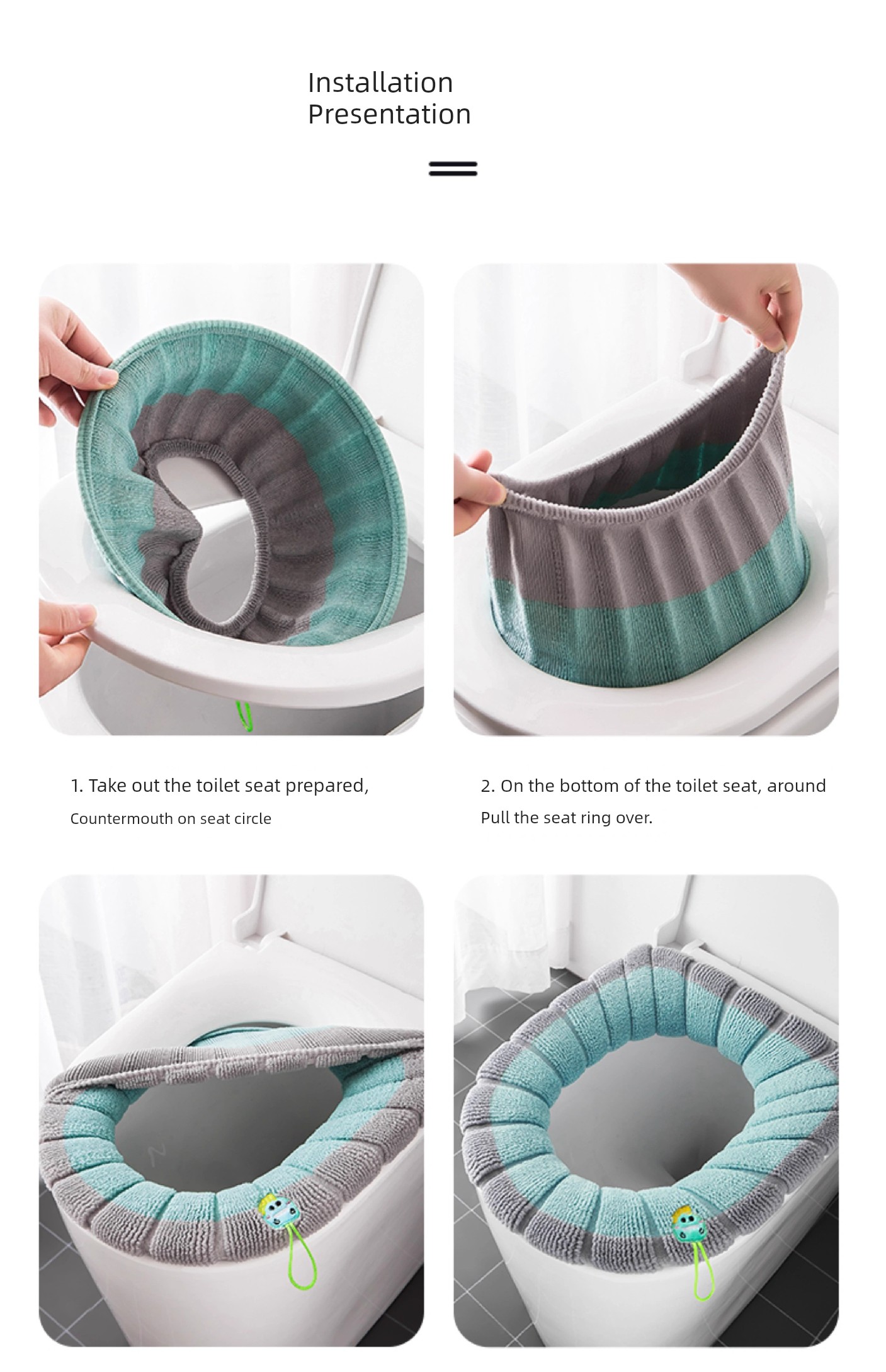 Thickened Universal Toilet Seat Cover Cushion
