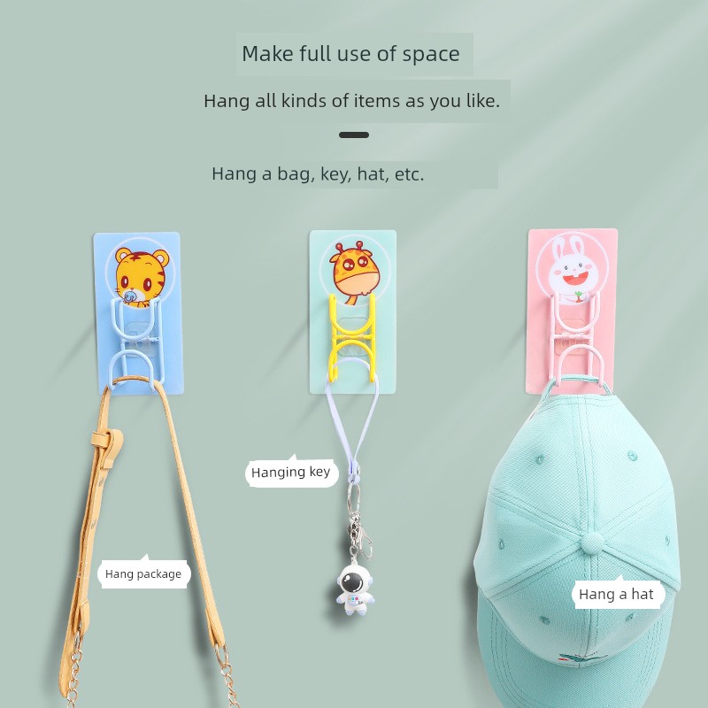 1 Washbasin Hook +1 Electric Car Hook +2 Color Hooks