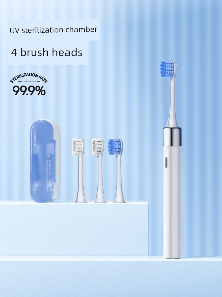 Skyworth Princess Electric Toothbrush Automatic Adult Soft Hair Men's 2024 New Arrival Antibacterial Warehouse Toothbrush