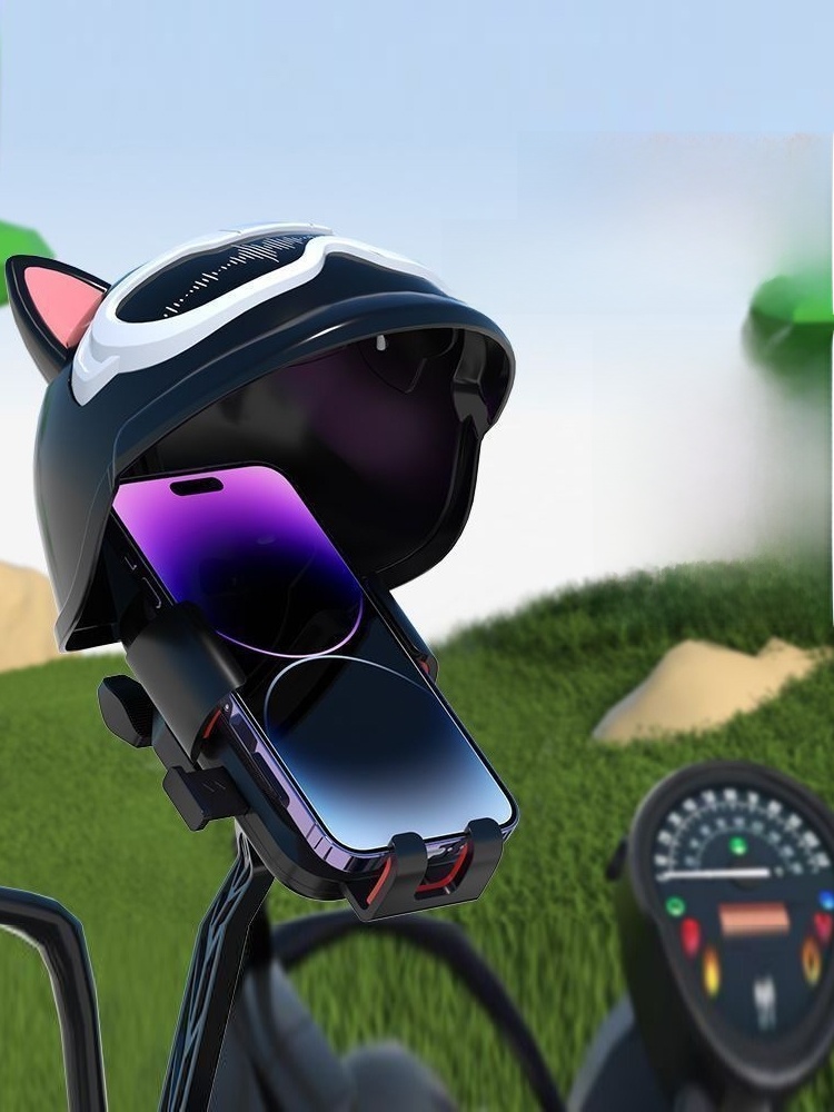 Electric Navigation Bracket Phone Holder Anti-Shake Motorcycle