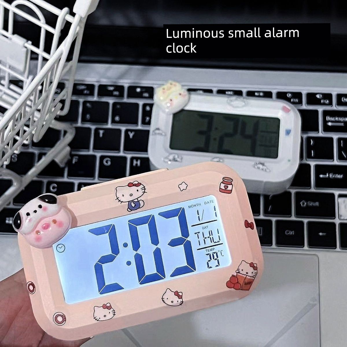 Alarm Clock for Students Kids Desktop Small Clock Digital Alarm for Boys and Girls Handy Gadget Strong Wake-up