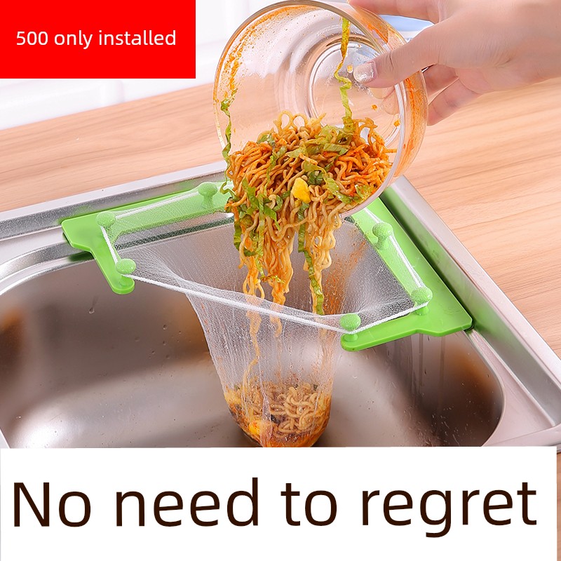 Disposable Waste Drain Basket for Leftovers Kitchen Tool