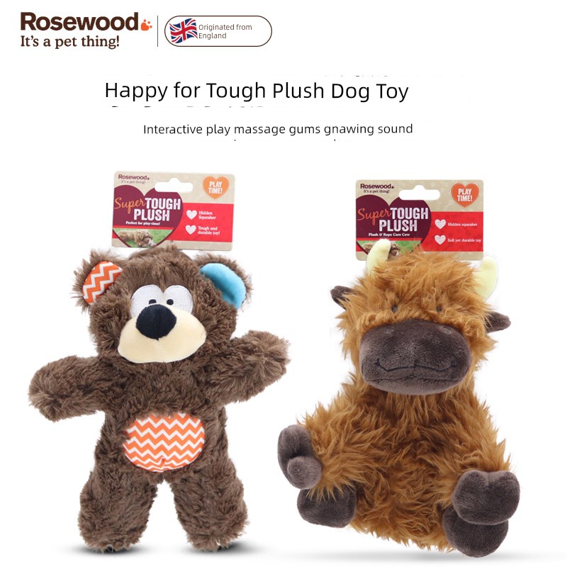 Rosewood Lay's for Dogs Pet Plush Toy Relieving Stuffy Handy Gadget Bite-Resistant Molar Teddy Puppy Supplies
