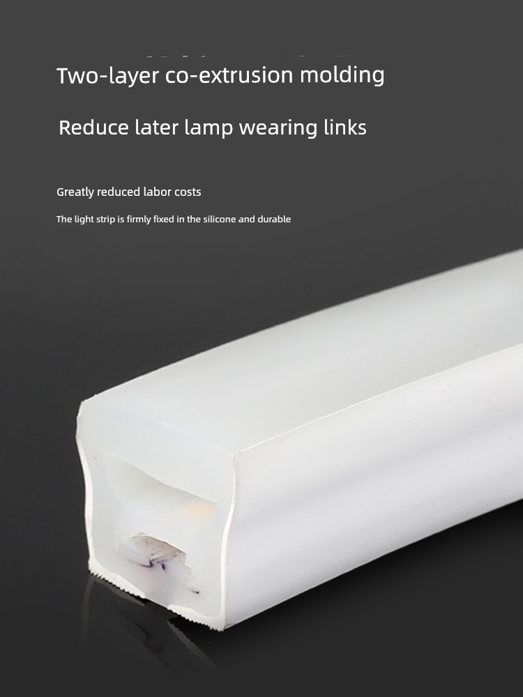220V Light Strip Soft Silicone Integrated Flexible Open-Mounted Linear Line Linear Embedded High Voltage Direct LED Light Bar