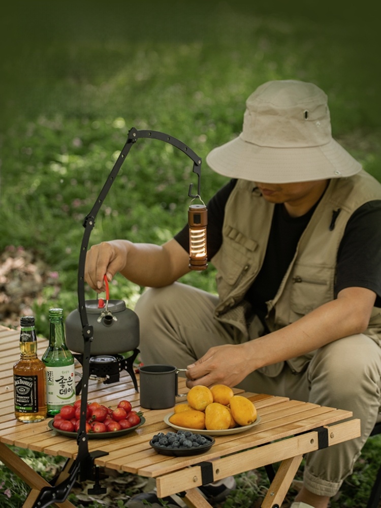 Adjustable Desktop Camping Lantern Portable Metal Outdoor