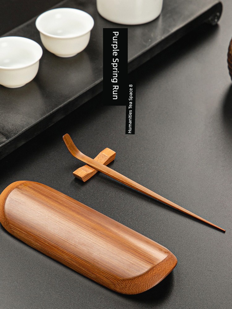 Jojo's L. Pd. Ziquan Stream. Natural Bamboo Tea Scoop Three-Piece Suit Plum Blossoms Orchids Bamboo and Chrysanthemum Zen | Skirt