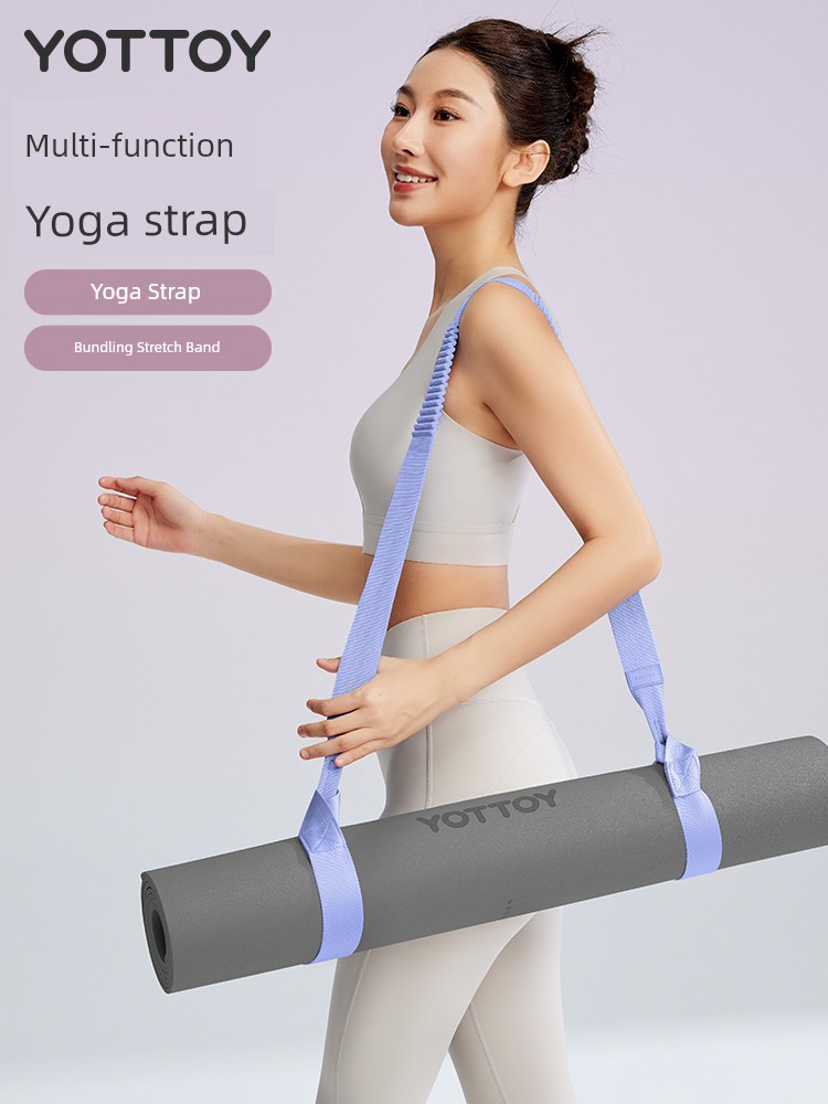 Yottoy Yoga Mat Storage Rope Ratchet Tie down Multi-Function Stretch Free Adjustment Portable Sports Strap Stretch Belt