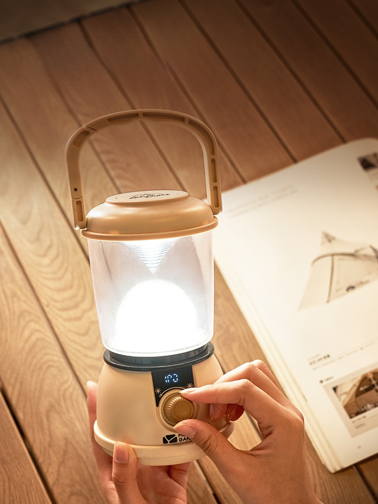 Mobi Garden Outdoor Exquisite Camping Long Endurance Retro Campsite Lamp Outdoor Lighting Camping Lantern Power Bank Tent Light