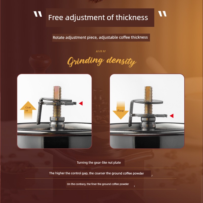Hand Coffee Grinder - Manual Coffee Mill - مطحنة ق...