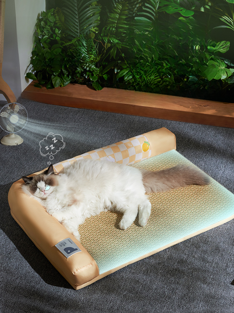 Pet Mat Pad Cooling Sleep All Year Round Neutral Cat
