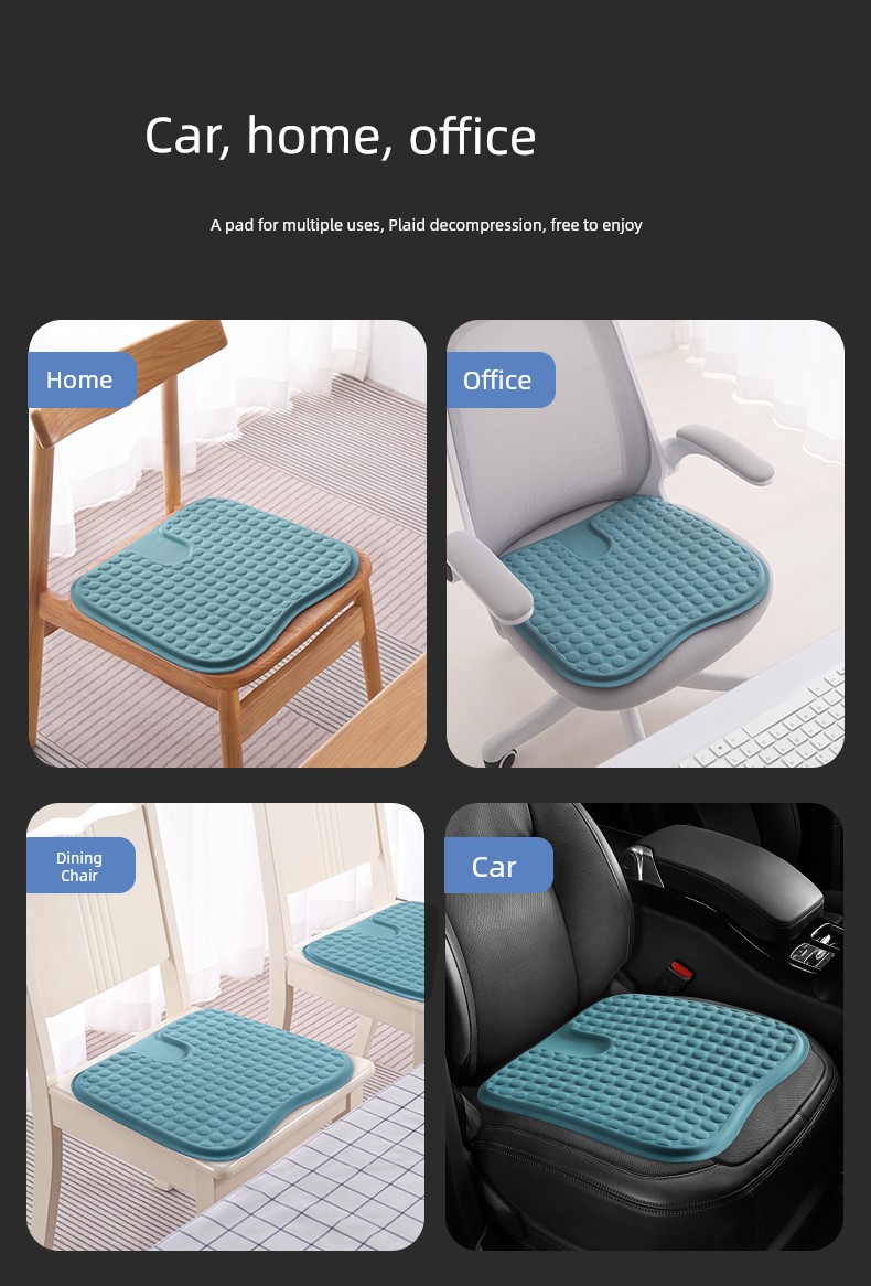 Premium Cooling Gel Car Seat Cushion Pad