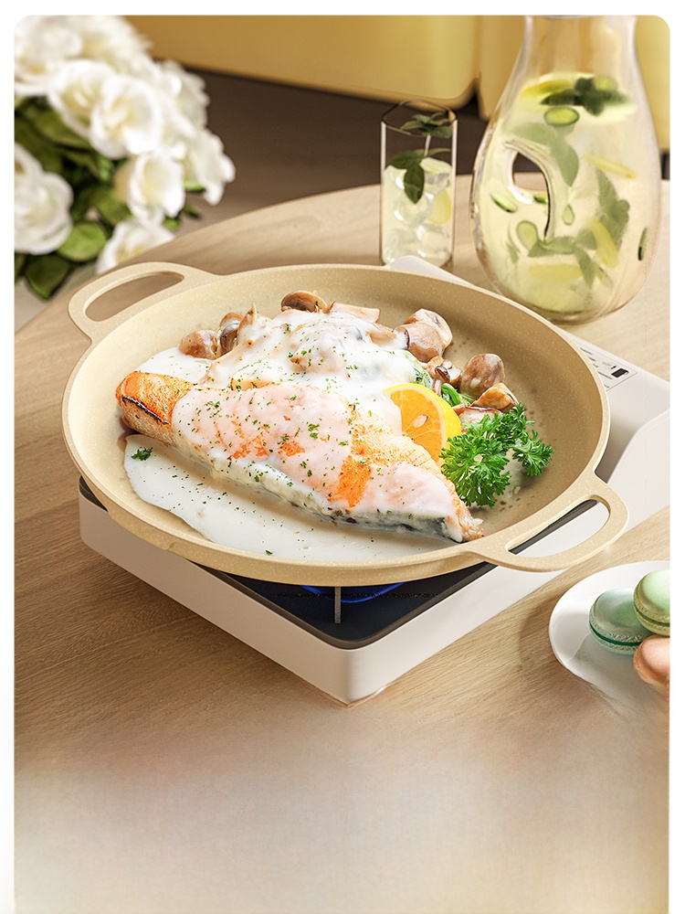 Camping Korean Style Barbecue Plate Teppanyaki Medical Stone Outdoor