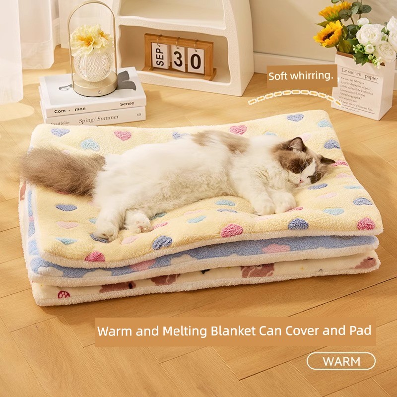 Cat Mat Sleep Dog Mat All Year Round Neutral Pet Mat Cat Nest Winter Heattech Cat Blanket Dog Nest
