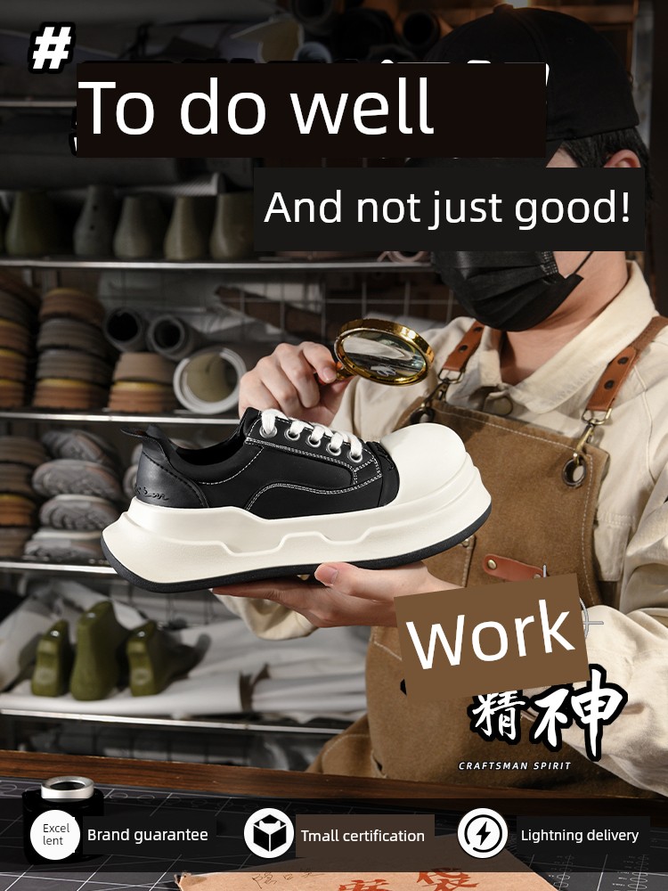 Mickey Big Head Shoes Men's 2025 New Arrival Spring and Autumn Sneakers Women's Thick Sole Height Increasing Casual Bread Shoes Trendy Fancy
