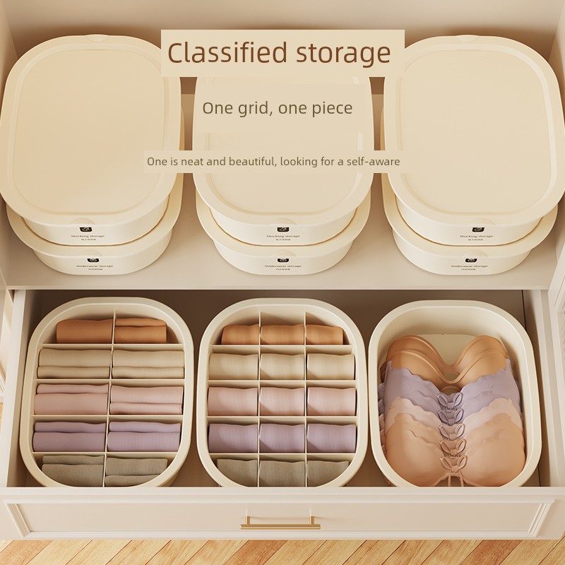 Jujiajia Separated Bra Storage Box Intimates Storage Box