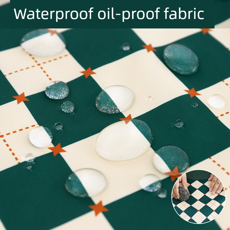 Cartoon Waterproof Oil-Proof Long Sleeves New Year Apron Kitchen For Home Cooking Smock Women's New Arrival Catering Work Clothes Printing