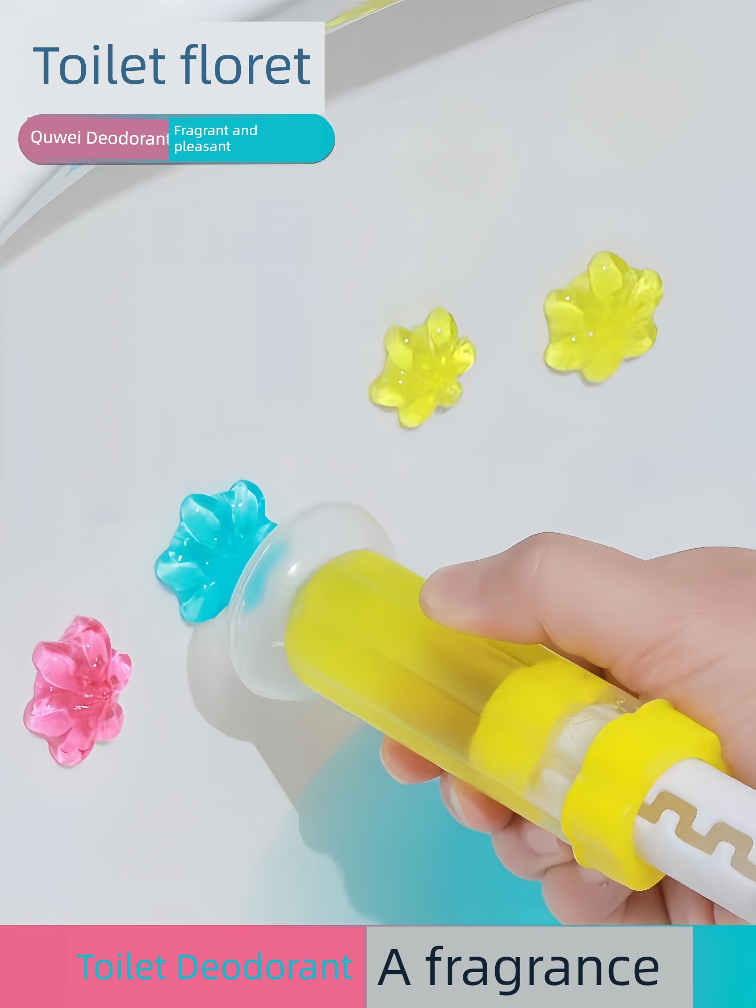 Toilet Small Flower Gel Deodorant Deodorant Fragrance Aromatherapy Toilet Cleaner Cleaner Toilet Fragrance Toilet Air