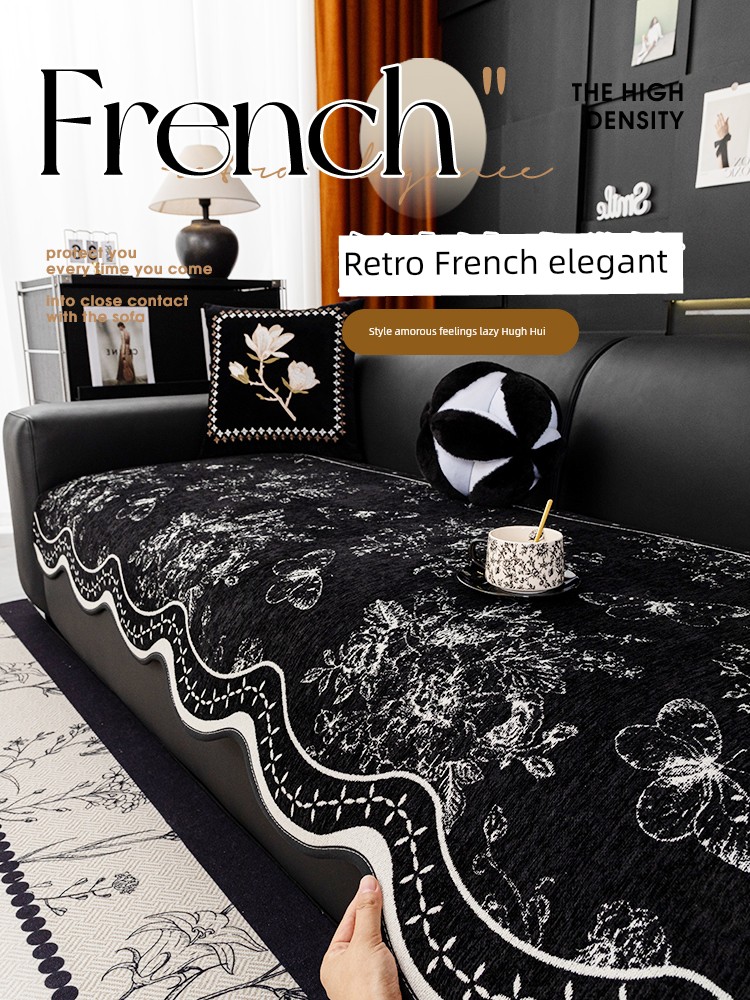 Accessible Luxury Fancy Sofa Cushion All Year Round Neutral 2025 New Arrival Special-Shaped Asymmetrical Straight Row Sofa Cushion Cover Towel