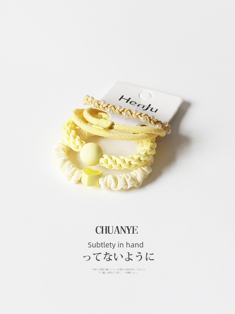 Kawano Combination Cute High Elasticity Young Adult Temperament Hair Rope