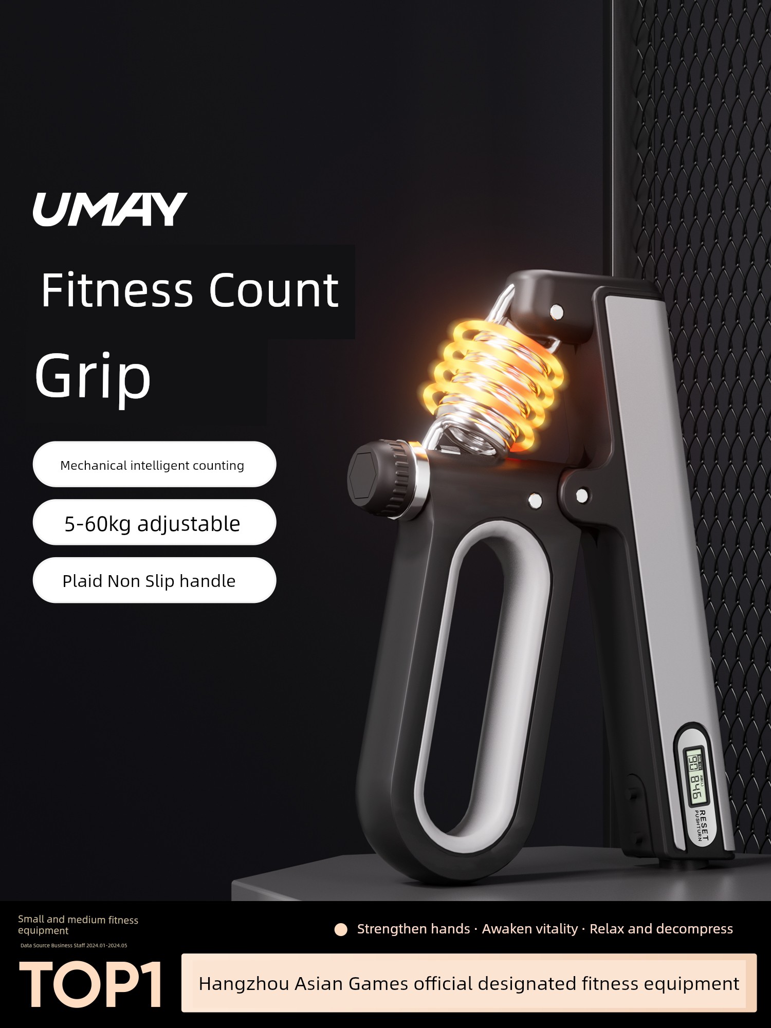 Professional Men Primary and Secondary School Students Adjustable Hand-Muscle Developer