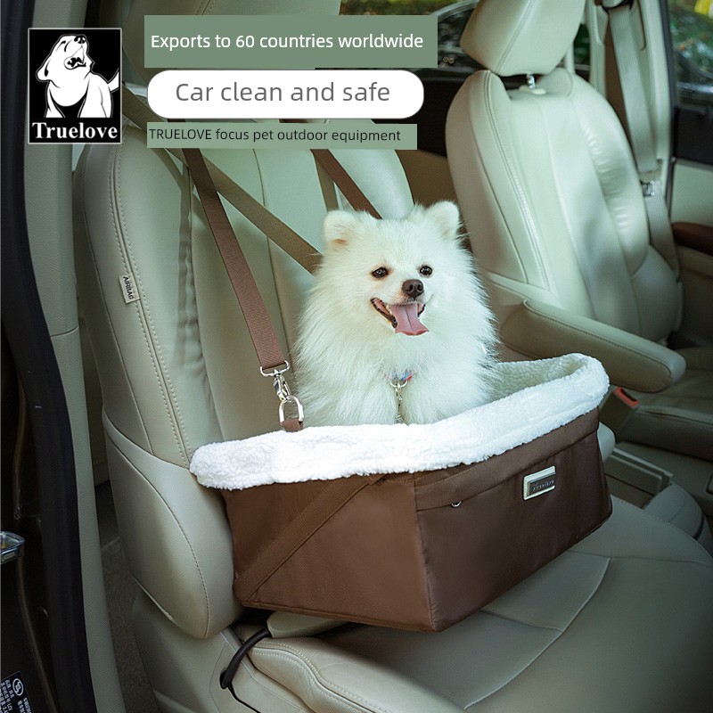 Truelove Car Pet Mat Dog Bag Escape-Proof Anti-Scratch Small Size Dogs Teddy Cat Car Cage Supplies