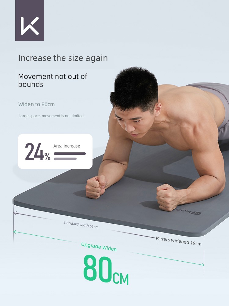 Keep Widened Men Special Sports Shockproof Yoga Mat
