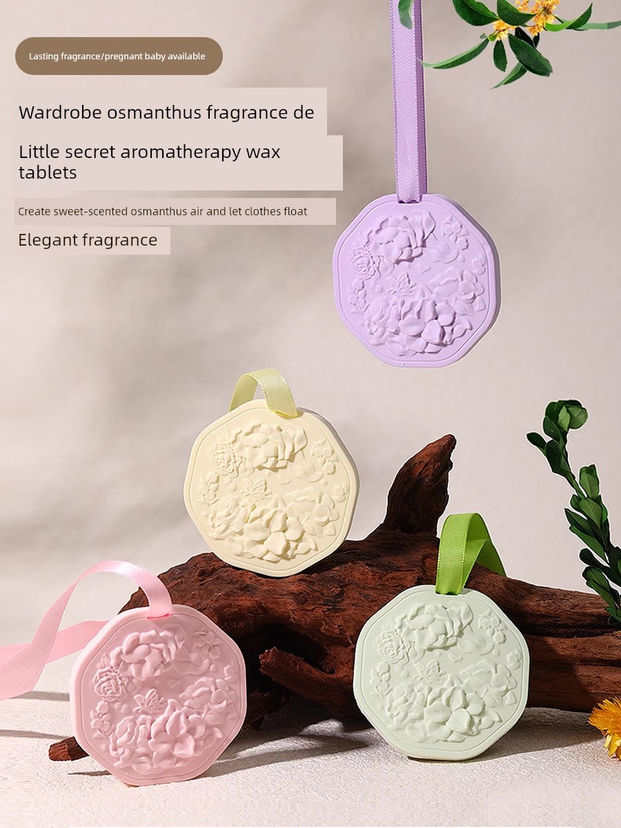Relief Plaster Aromatherapy Wax Tablets Aromatherapy Pendant Fragrant Stone Decoration Air Fresh Wardrobe Available Fragrance Decoration