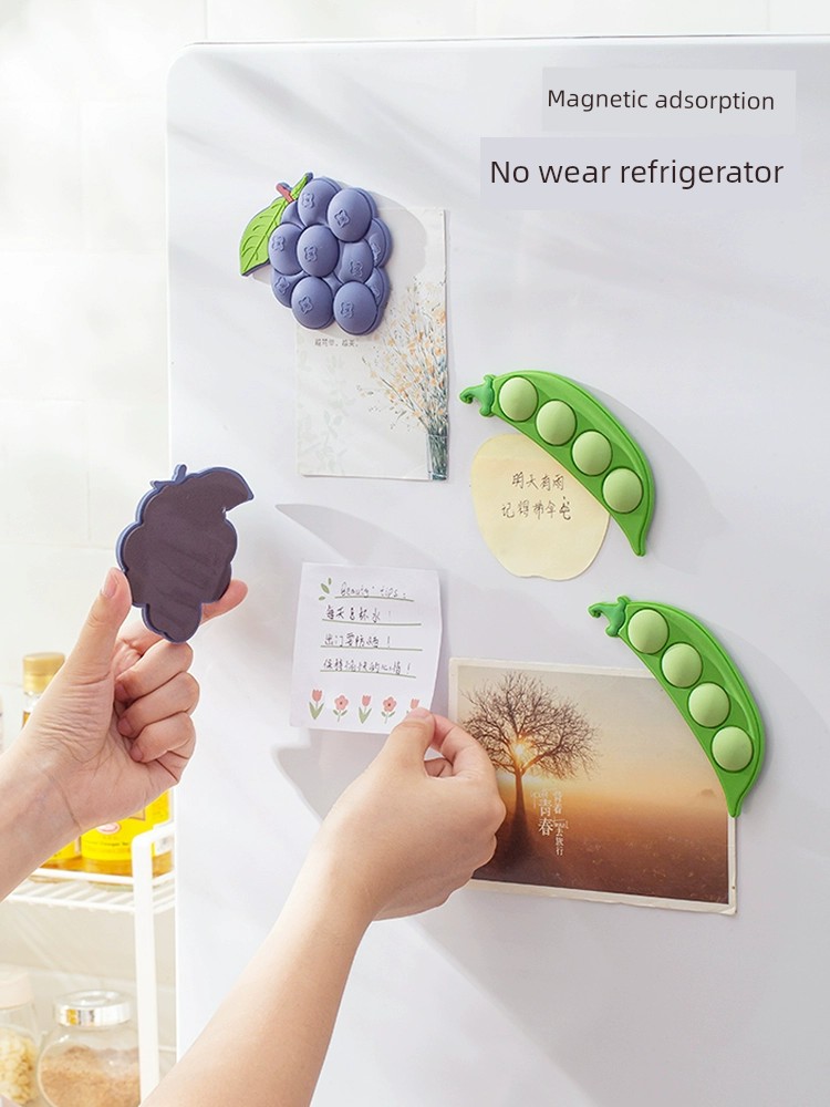 Refrigerator Sticker and Magnet Sticker Anti-Collision Sticker 2023 New Arrival Stylish Creative For Home Anti-Collision Door Handle Mat Magnetic Suction No Trace Stickers