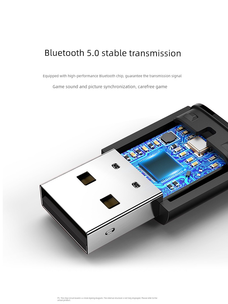 Green Link 5.0 Bluetooth Adapter for Ps5/PS4/Switch Computer Connection Wireless Headset Audio Call