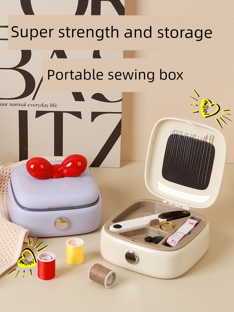 New Arrival Magnetic Suction Sewing Kit For Home High Quality Portable Dormitory Family Classy Sewing Practical Suit Storage Mini