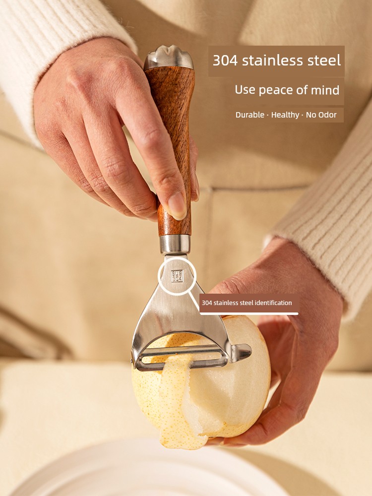 Modern Housewife Fruit Peeling Knife 304 Stainless Steel Potato Beam Knife for Kitchen, Apple Peel Handy Gadget