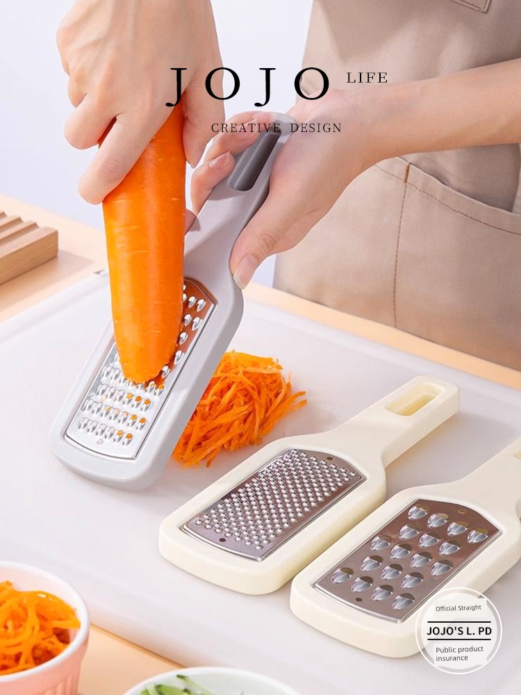 Jojo's L. Pd. Chan. Stainless Steel Scraper Overlapping Design Kitchen Grater | Fu Can
