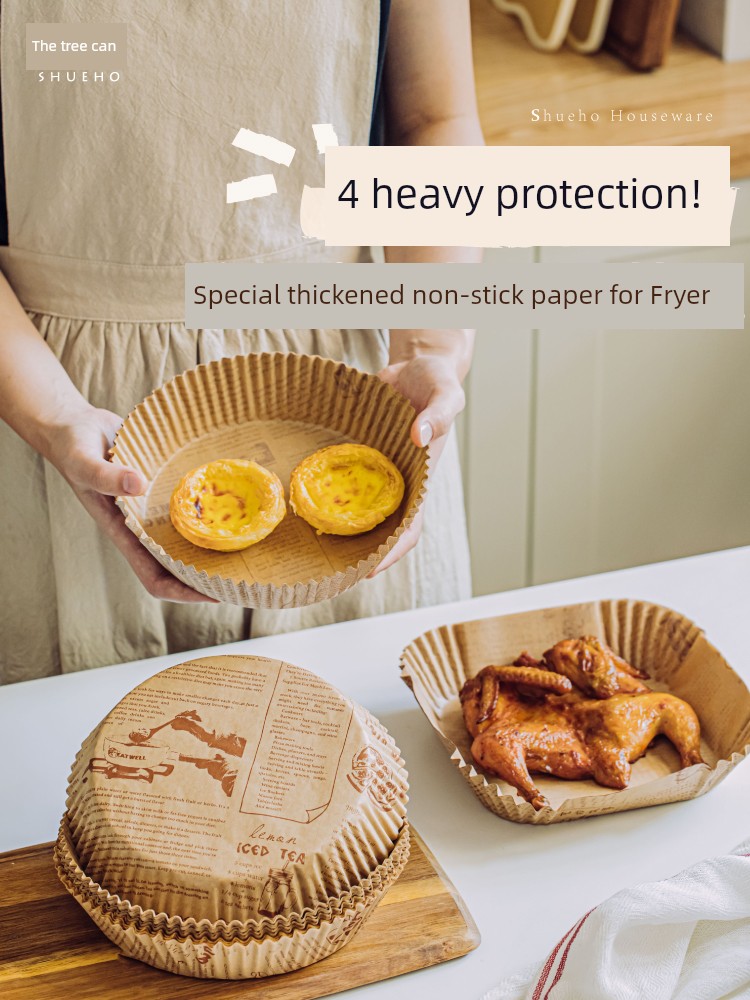 Tree Baking at Home Food Thickened Oil Absorption Tray