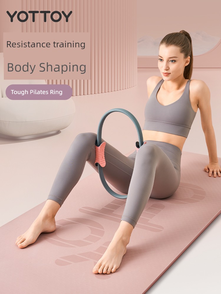 Yottoy Resistance Ring Pilates Roller Limbs Magic Yoga Ring Leg Thigh Fitness Elderly Muscle Resistance