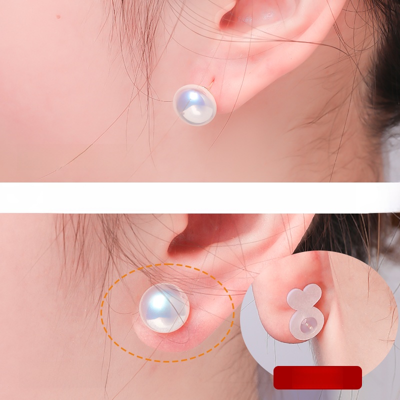 Silicone Transparent Food Grade Anti-Drop Back Cap Earplug