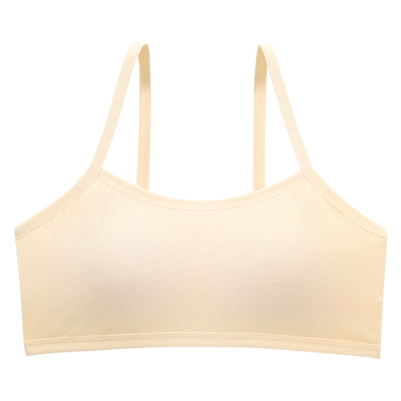 Young Adult Bra Junior High School Student Intimates Female Development Period Bra Vest 16 Years Old Cut Out Nipple Coverage Fixed