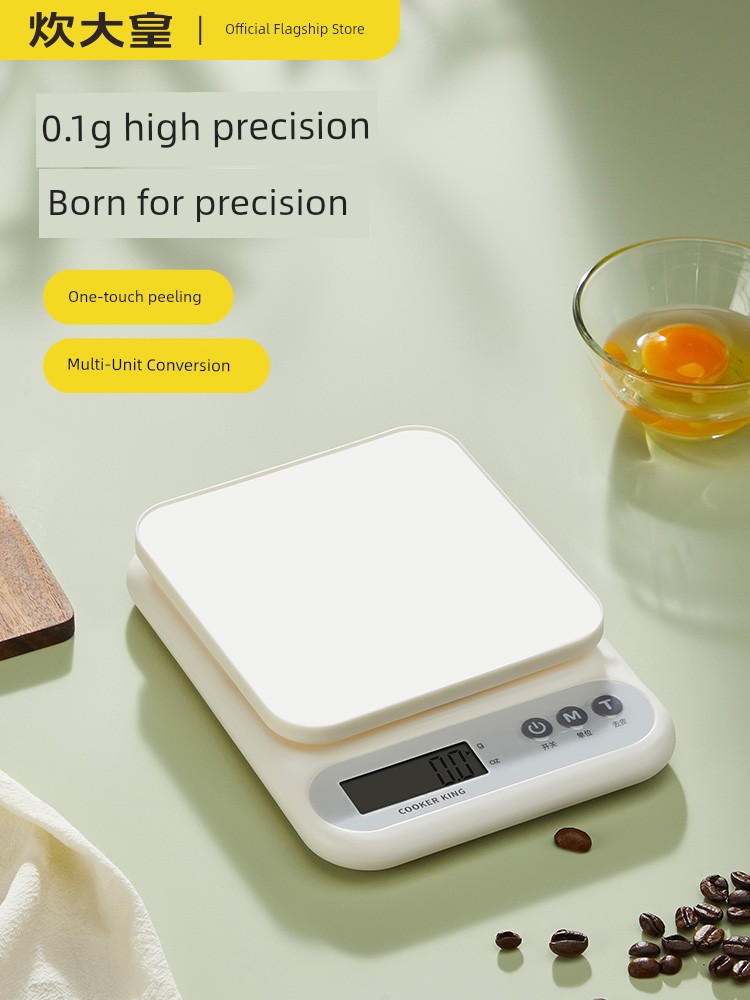 Cooker King Kitchen Scale Baking Electronic Scale Precision Weighing Scale For Home Gram Measuring Scale 0.1 High Precision Food Balance Small Scale