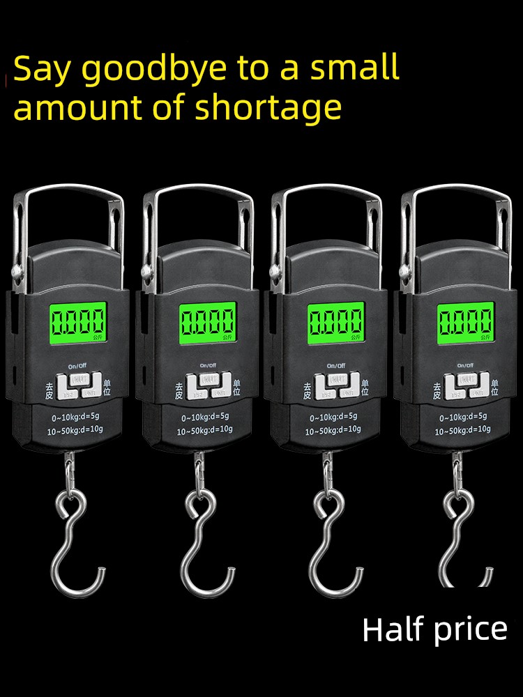 Satchel Electronic Scale High Precision Precision Electronic Scale Handheld Scale Spring Scale For Home Portable Small Weighing Device Hook