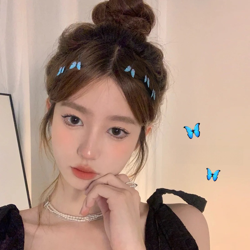 Butterfly Super Fairy Fixed New Arrival Bang Hairpin Side Clip