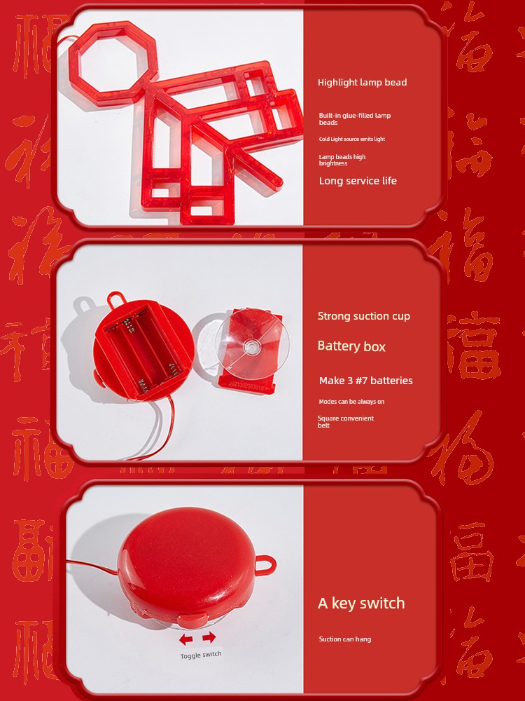 Snake Year Decorations 2025 New Arrival Spring Festival New Year Decorative Lights Hanging Piece Pendant Home Balcony Room Layout