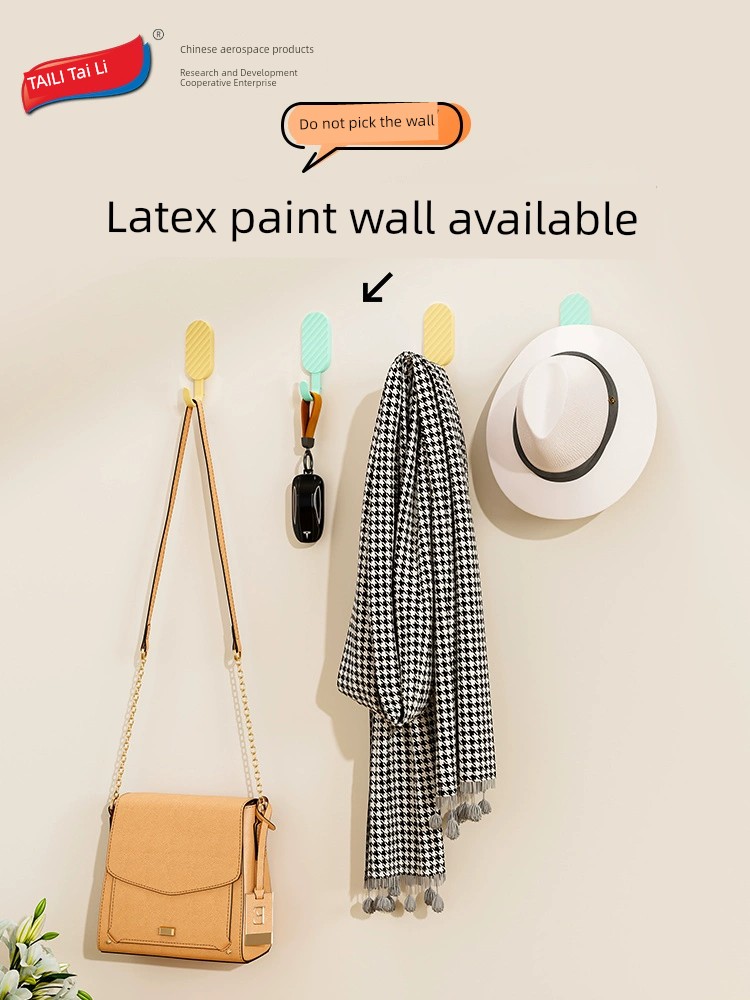 Taili No Drilling Adhesive behind the Door Wall Seamless Hook
